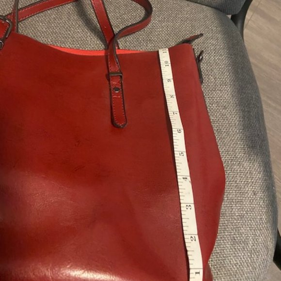 Brand New Burgundy Purse/Shoulder Bag from Bali - Picture 11 of 12